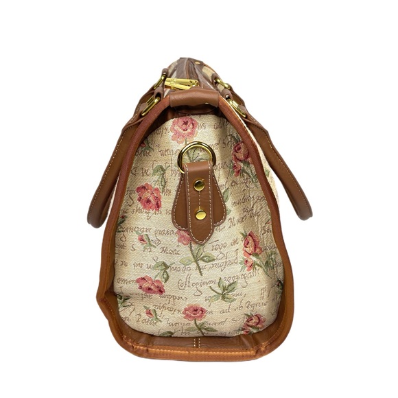 Signare Tapestry Floral Roses Travel Duffel Bag - Picture 4 of 10